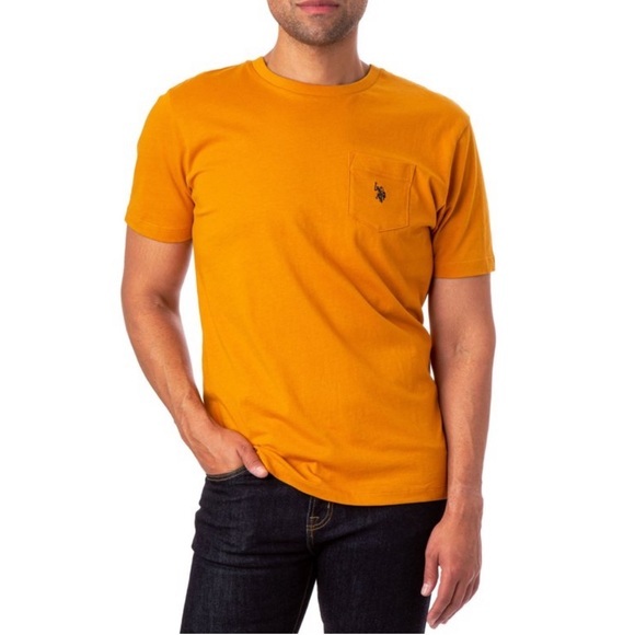 U.S. Polo Assn. Men's Crew Neck Pocket T-Shirt - Picture 1 of 8